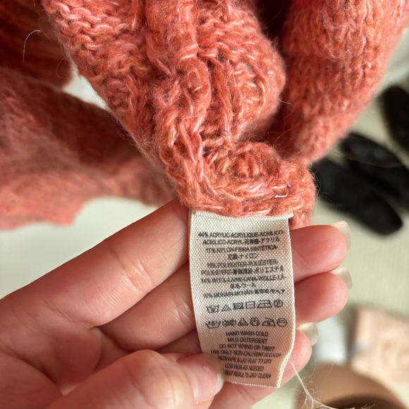 Free People Pink and Orange Cardigan - Picture 5 of 7